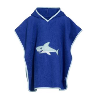 Hai Badeponcho blau