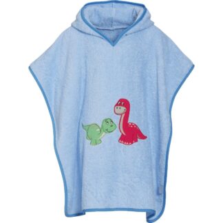 Dino Badeponcho blau