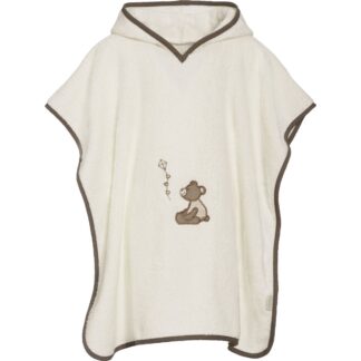 Bärli Badeponcho hellbeige/creme