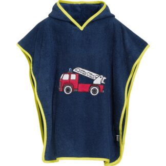 Feuerwehr Badeponcho dunkelblau
