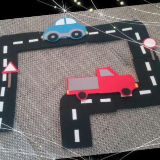 Tasche mit Spielstrasse und Autos