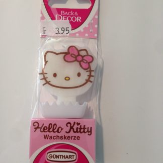 Wachskerze "Hello Kitty" zum Einstecken