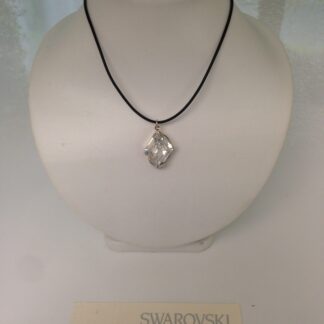 Swarovski cosmic Pendant Halskette in weiss, klar