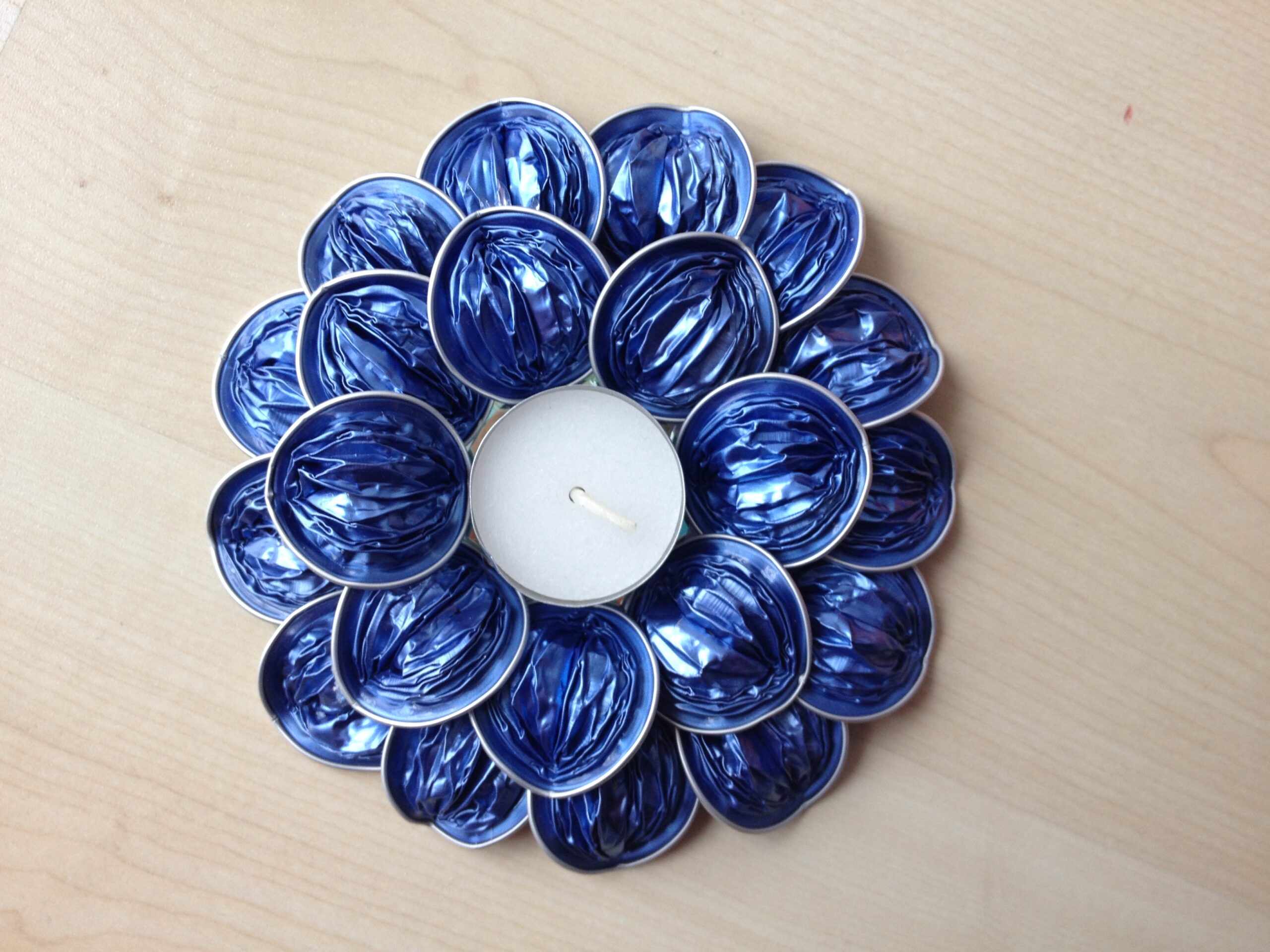 Nespresso Kaffeekapseln: Blumen Teelicht