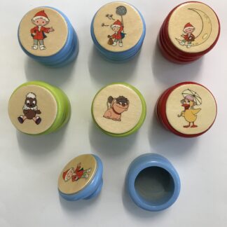 Milchzahndose: Sandmännchen, farbig