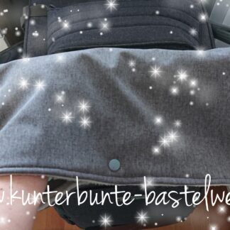 Kinderwagenmuff grau