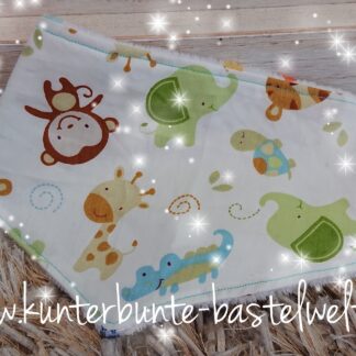 Babyhalstuch mit Plüschstoff
