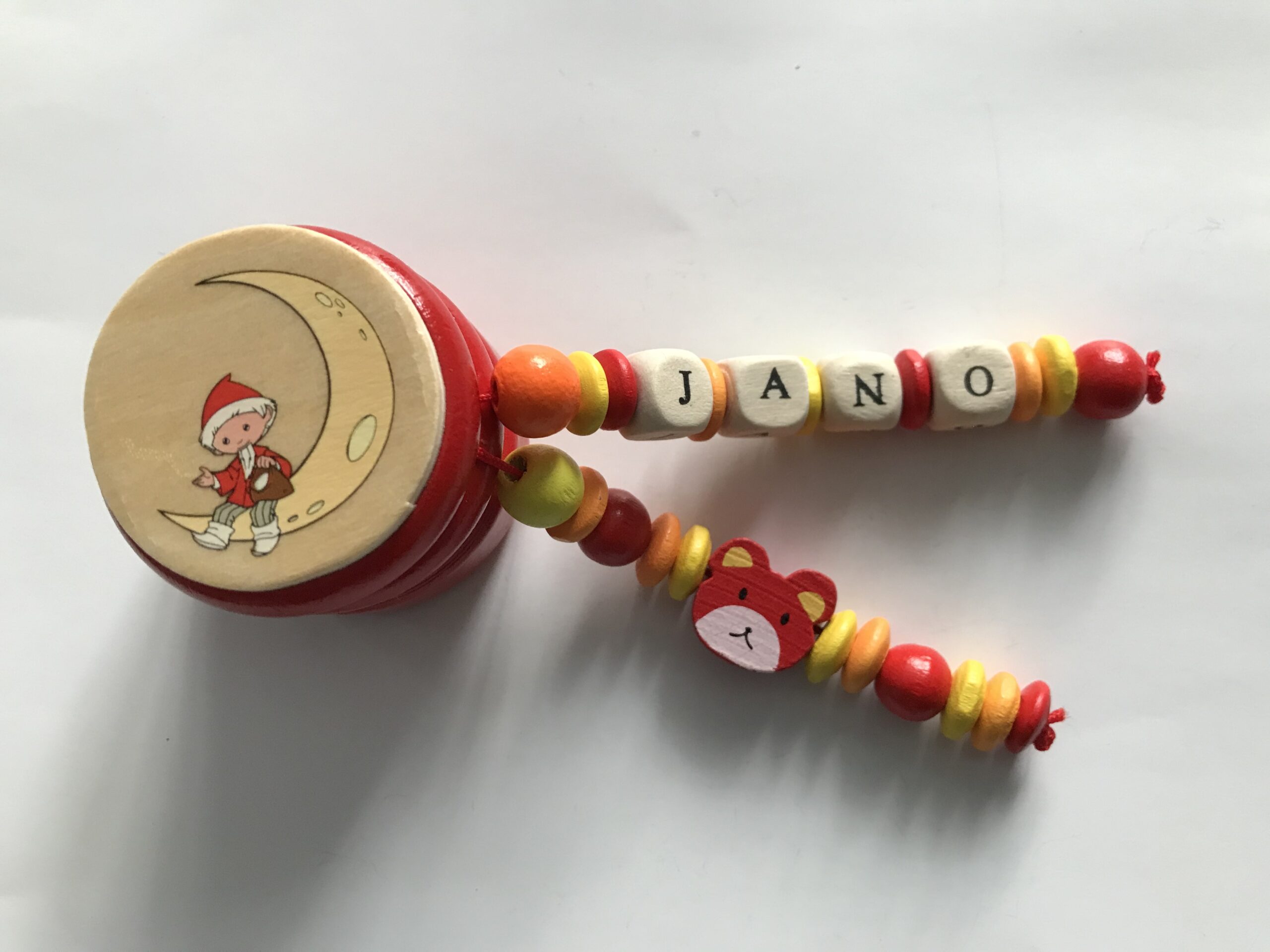 Milchzahndose farbig: Sandmännchen, personalisiert