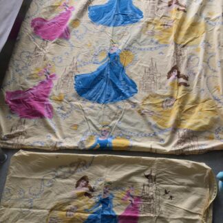 Prinzessinnen Bettwäsche: 160 x 210 cm und 65 x 100 cm, Secondhand