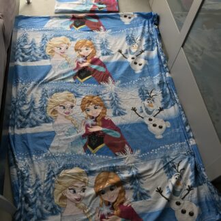 Anna und Elsa, Olaf (Frozen) Bettwäsche: 160 x 210 cm + 50 x 70 cm, Secondhand