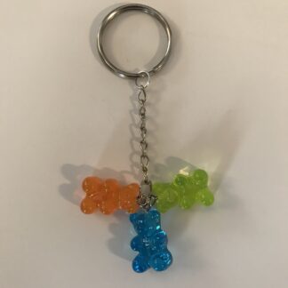 Gummibärchen Schlüsselanhänger, 3teilig
